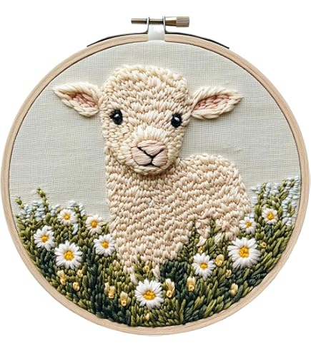 YEESAM ART Kit d'aiguilles à poinçonner avec jolis motifs de petit