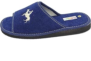 PULIDINES - zapatilla de casa de toalla para caballero de suela de eva HOMBRE