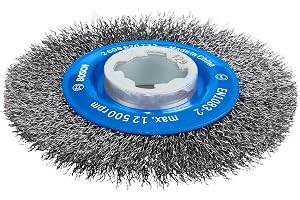 1x PRO Metal Clean stålborste med vågformad tråd, X-Lock