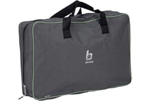 Bo-Camp Polyester Storage bag for burner gas stove , Grey & Black, ‎50 x 30 x 8 cm
