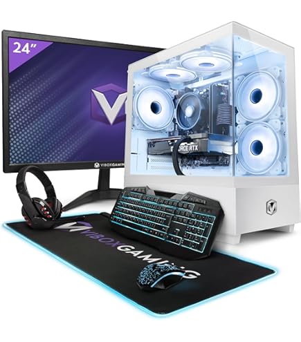Vibox IV-128 Gaming PC Komplettset - AMD Ryzen 7 5700X & RTX 5060 8GB