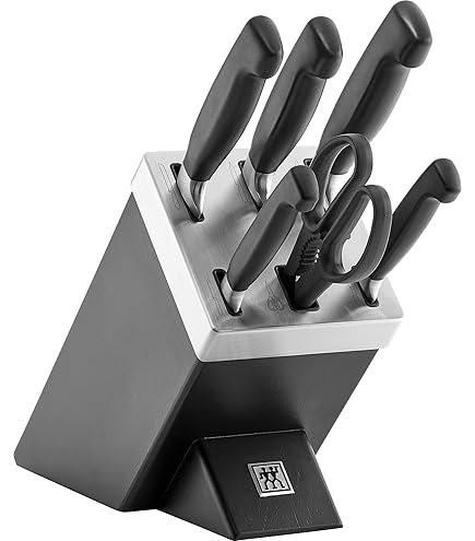 Set Di Coltelli Zwilling Gourmet 6pz Acciaio Inossidabile Nero [36131