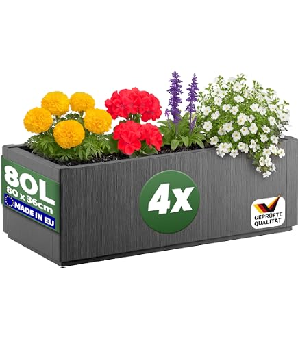 blumenständer garten BACEKOLL 8 Ebenen Blumenständer 157cm - Metall-Holz Pflanzenregal main image 1