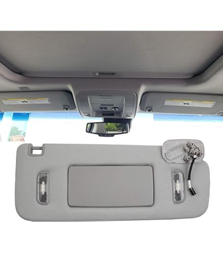 TIKSCIENCE Sun Visor With LED Light Replace 23459643 Fit For GMC Sierra Sierra Denali Chevrolet Silverado 1500 2500 3500 2014-2019, Sunvisor - View #6