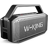 W-KING Altoparlante Bluetooth potente, 60 W altoparlante portatile Bluetooth Boombox, autonomia 40 ore batteria grande capaci