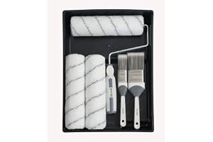 Harris Seriously Good Walls & Ceilings Decorating Kit, 7 Pieces, Roller, Brushes, Tray
