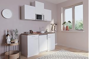 RESPEKTA - Blocco cucina ecologico 150 cm, colore: bianco