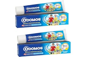 NM SELECT Odomos Non-Sticky Mosquito Insect Repellent Cream with Vitamin E & Almond | Protection from Mosquitoes | 8 Hours Protection in Single Application from Bugs Wasps | Safe on Skin | 2 x 100g
