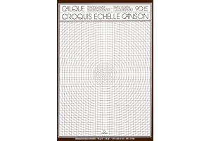 Canson Tracing Paper Block Outlined Scale 50 Sheets A3 90 g