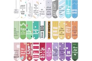 OUTUS 30 segnalibri magnetici con citazioni motivazionali, segnalibro incoraggiante, segnalibro magnetico positivo, per studenti, insegnanti, scuola, casa, ufficio