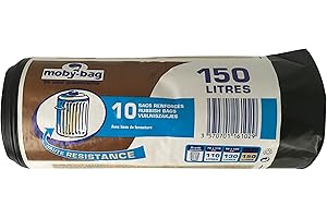 dart france Pack de 10 Sacs Poubelles 150 L