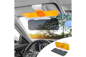 VBGURR Poussoir pour pare-brise de voiture 2 en 1 - Extension de pare-soleil polarisée - Pour une conduite sûre - Filtrage UV