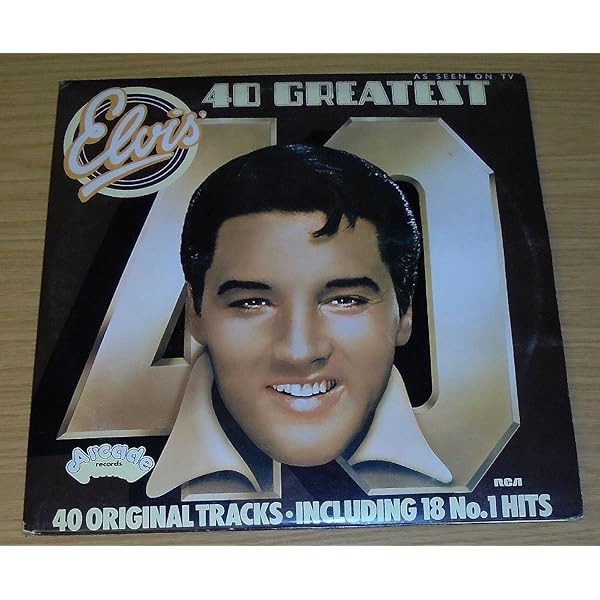 Elvis Presley Elvis's 40 Greatest UK盤 LP Elvis's 40 Greatest - 40 Original Tracks inclusing 18 No.1