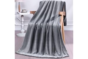 PanxHome Coperta 160x200cm, Coperta in Pelliccia Sintetica Morbida e Setosa, Tocco di Finta Pelliccia di Coniglio, Coperta Pile, Coperta Calda Accogliente, Plaid, Plaid Divano, Coperta da Letto