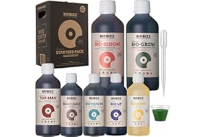 Biobizz Starter Pack – Komplettset Bio-Bloom, Bio Grow und Top Max Dünger mit Bio Up und Bio Down 250 ml