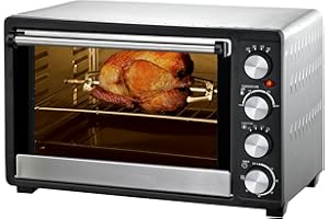 ‎SYNTROX GERMANY Syntrox Germany 30 Liter Mini Stand Backofen mit Umluft und Drehspieß Miniofen Minibackofen Pizzaofen