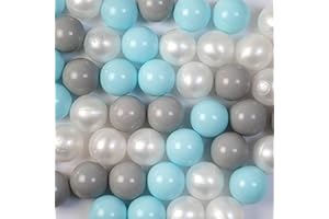 ‎EURO - MATIC Euro-Plus 7.5 cm Einheitsgröße BPA frei Bälle Für Bällebad Spielbälle Baby Kinder Plastikbälle Farbe Mix Made in EU