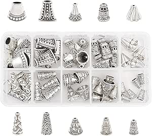 Pandahall 1200 Perline A Crimpare In Ottone 3 Mm – Tubi Distanziatori Per Gioielli Fai Da Te, Colori Misti