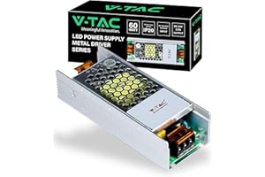V-TAC Alimentatore Slim 60W 24V 2.5A IP20 Per Strisce LED E Telecamere VTAC 3261