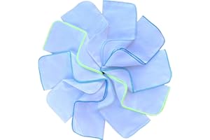 Babymajawelt® Molton Flanell Waschlappen 25/25-10er Set -SUPER SOFT NEU (Jungs)