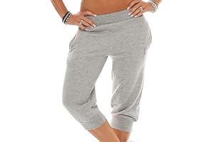 Gennadi Hoppe - Pantalon Capri pour Femmes, Pantalon d'entraînement 3/4