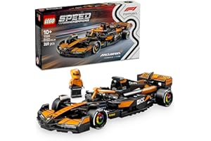 LEGO Speed Champions McLaren F1 Team MCL38 Yarış Arabası 77251 – 10 Yaş ve Üzeri Kız ve Erkek Çocukları ile Yetişkin Motorseverler için Sürücü Minifigürü İçeren Yapım ve Sergileme Seti (269 Parça)