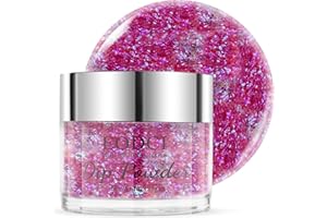 ‎EODCI EODCI Dip Powder Lila Farbe, Nail Sequins Dipping Powder French Nail Art Powder Pro Collection System for Starter Manicure Salon DIY at Home, Langanhaltend, Keine Notwendigkeit Nagellampe, 1 Oz