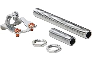 Kopp 344800081 Upphängningsset för lampor – 1 gängade rör vardera 30 och 80 mm samt 2 muttrar M10 x 1