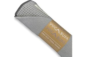Yogabum Grip Dot Yoga Mat Towels | Non-Slip | Eco Yoga Towel