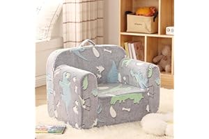 ‎YOTATING YOTATING Kids Sofa Toddler Chair, Chirldren Couch with Side Pockets with Removable and Washable Cover Carrying Handle Toddler Armrest Chair Kids Read Sofa for Girl or Boy