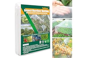 YEAHBOOM Siatka przeciw owadom, siatka ochronna 3 x 10 m, siatka ochronna, siatka ogrodowa, owady, ochrona roślin, ochrona przed szkodnikami roślin, do owoców warzyw, roślin i stawów, przędzy siatkowej DIY