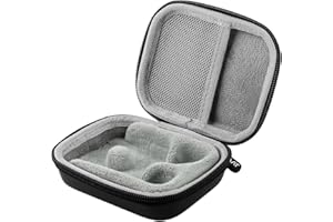 Linsoul ZiiGaat PELLEPOD Skórzane etui na słuchawki douszne, wodoodporne pudełko IEM, pasujące do słuchawek ZS10 Pro, Zero: 2, EM6L, EW300, SuperMix 4, Orchestra Lite (Czarny)