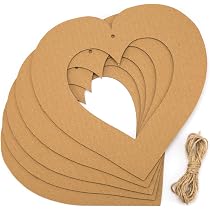 Baker Ross AX713 - Ciondoli Di Cristallo A Forma Di Cuore (12 Pezzi) - Kit Mosaico Da Colorare Per Bambini - 2