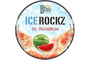ALADIN FumandoEspero Bigg Ice Rockz Watermelon 120 g - Piedras para Shisha/cachimba SIN NICOTINA