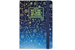 Legami - Agenda semanal fotográfica mediana 2026, Stars, 12 meses, cierre con elástico, agenda de enero de 2026 a diciembre de 2026, de papel FSC certificado, 12 x 18 cm