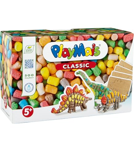 PlayMais Classic 3in1 Bastelset - über 1000 Stück, Fördert Kreativität & Feinmotorik, Ab 3 Jahren