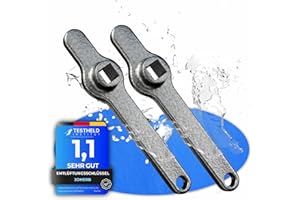 3DHerb Klucz do odpowietrzania, klucz grzejnikowy ze stali nierdzewnej, uchwyt odpowietrzający do grzejnika, klucz czworokątny, odpowietrzanie ogrzewania, z wysokiej jakości stali nierdzewnej