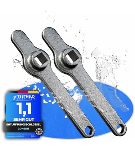 4 Pezzi Chiavi Radiatore Chiave Di Spurgo Del ... - Ernesto - Foto 4