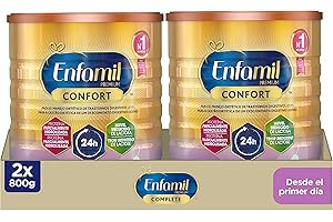 Enfamil Premium Confort Fórmula para Bebés con Trastornos Digestivos, 800 g - Pack de 2 Latas