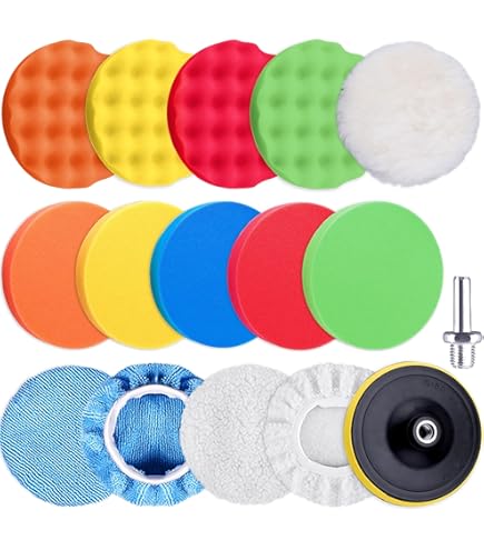 Kit 5 Dischi Di Lana Per Lucidare - 125 Mm Per Trapano, Auto E Superfici Dure - Foto 10