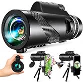 Monok&uuml;ler Teleskop, Full HD Y&uuml;ksek &Ccedil;&ouml;z&uuml;n&uuml;rl&uuml;k, 10 Km G&ouml;r&uuml;ş Mesafesi, 52 mm Objektif Lens &Ccedil;aplı, Gece G&ouml;r&uuml;ş Destekli, Telefon 