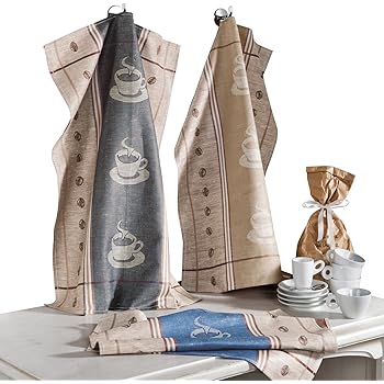 Heimtextilien Bad Bettwaren Geschirrtuch 3er Pack Halbleinen Jacquard Braun Grau Braun Beige Braun Blau Grosse 50x70 Cm Spul Geschirrtucher Heimtextilien Bad Bettwaren Kuchentextilien