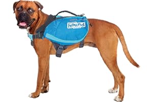 Outward Hound Kyjen 22005 DayPak Dog Backpack Adjustable Saddlebag Style Dog Accessory, Large, Blue
