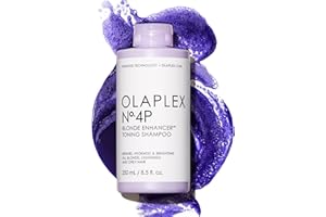 ‎OLAPLEX Olaplex No 4p Blonde Enhancer Purple Toning Shampoo, Repariert, Spendet Feuchtigkeit Und Hellt Alle Blonden, Aufgehellten Und Grauen Haare Auf, 250 Ml