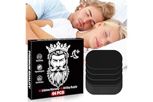 LABEHOLD Schnarchstopper Mundpflaster Schlafen - Mouth Tape Anti-Schnarch, Schnarchpflaster, Mund Tape Sleeping(64 Stück)-A1