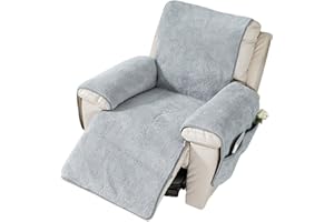 E EBETA EBETA Pokrowiec na fotel relaksacyjny, na fotel relaksacyjny, antypoślizgowy, pokrowiec na fotel relaksacyjny (szary, 76 x 231 cm)