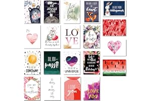 ‎MATRI & MONI 20er Postkarten Set Liebes Postkarten - Liebe, Freundschaft, Geburtstag, Valentinstag - DIN A6-20 verschiedene liebevolle Motive