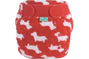 TotsBots Bamboozle waschbare wiederverwendbare Windel, Größe 1, 6 bis 8,2 kg, Scamp Design