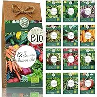 Prademir Gemüsesamen Set - 16 Sorten Für Balkon & Indoor