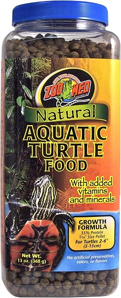 Zoo Med Aquatic Turtle Food Growth Formula 13 oz. - 1